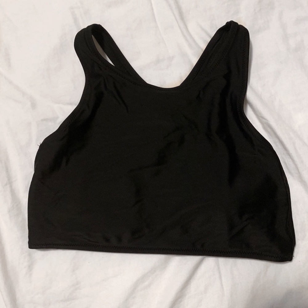 black cupshe racer back bikini top